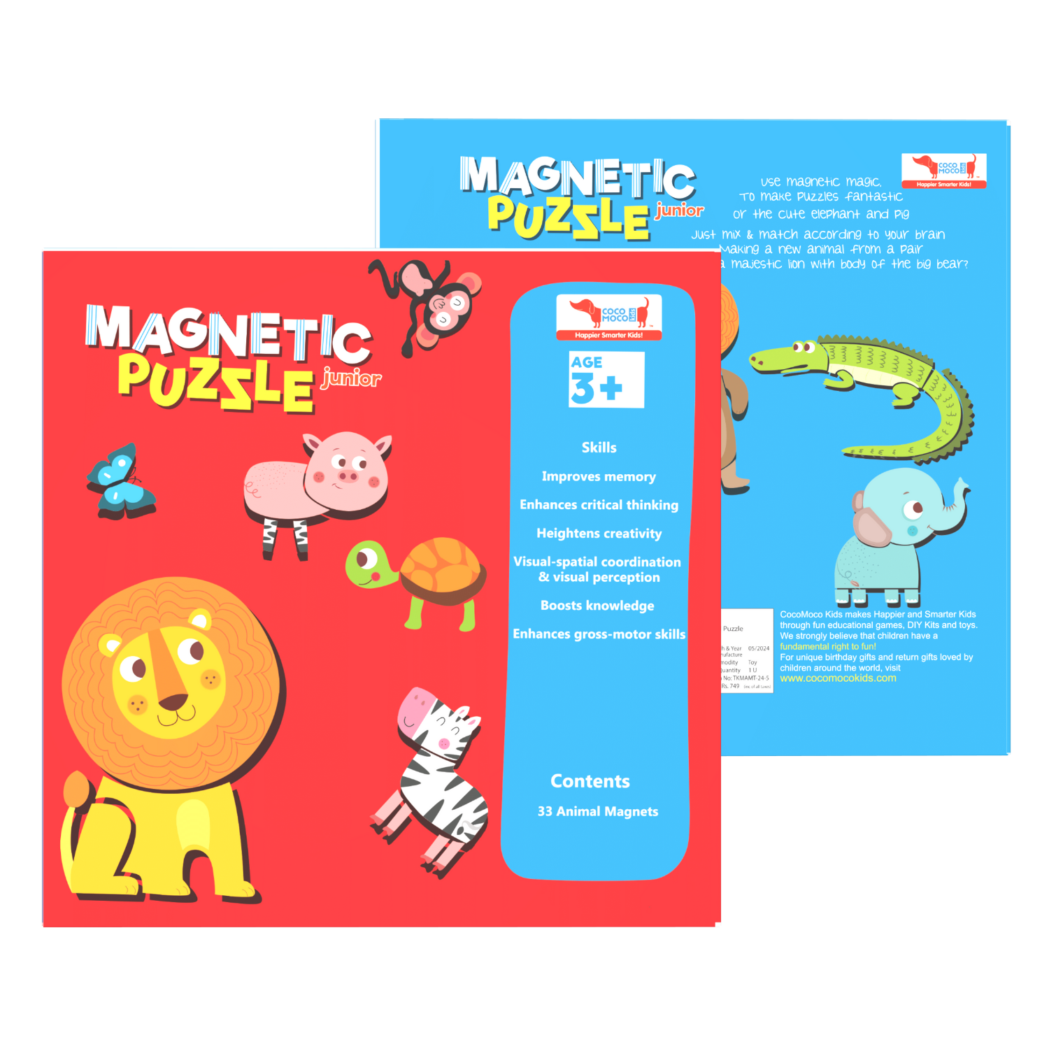 Toys go green animal magnetic puzzle cheap