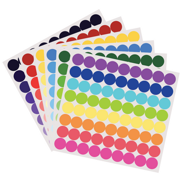 Premium Dot Stickers for Kids Activity Book -2000+ Round Stickers