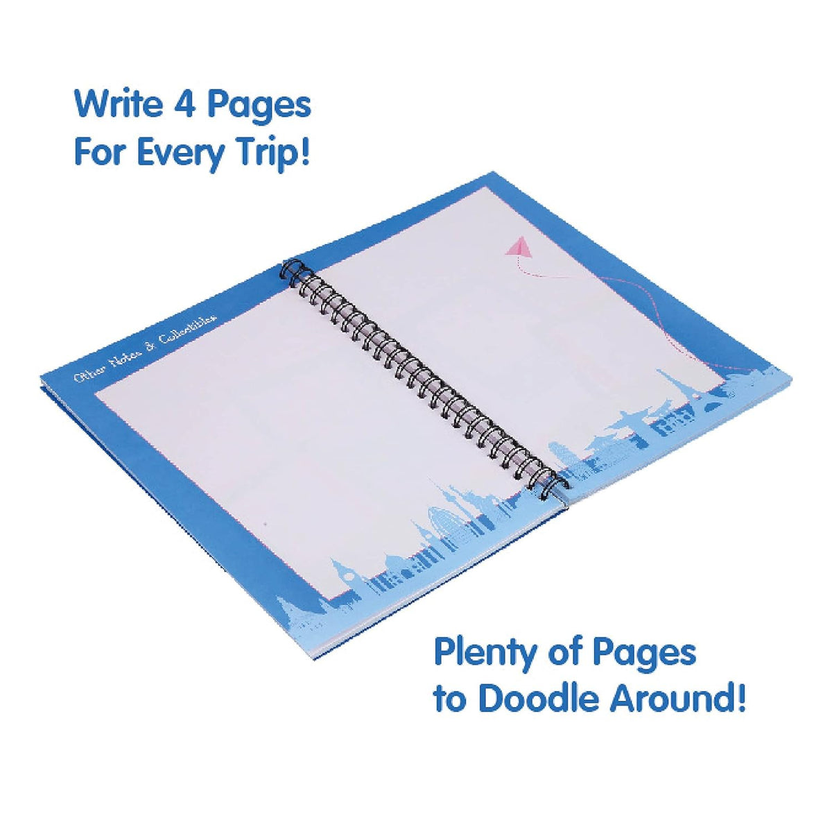 Travel Scrapbook with Stickers Birthday Return Gift for Kids Ages 5–14 Years (Pack of 5)