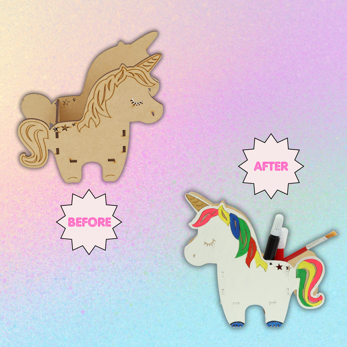Unicorn Pencil Stand DIY Art and Craft Kit for Girls ( Age 5+)