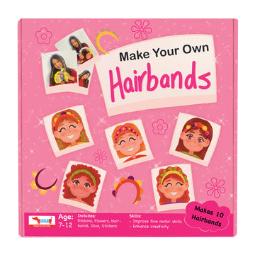 CocoMoco Kids Make Your Own Hairbands DIY Art and Craft Kit for Girls