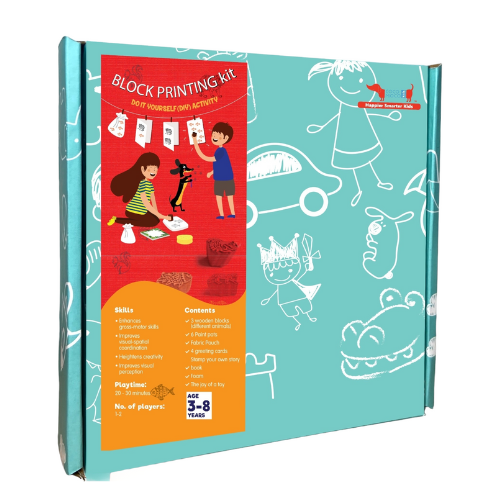 Block Printing Art and Craft Kit ( Age 3-8)