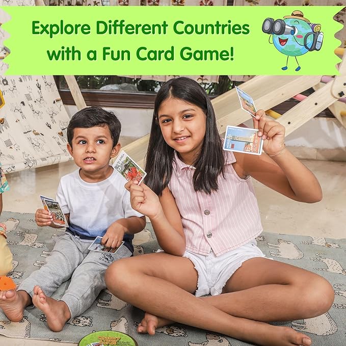 Flag Frenzy + Country Trump Cards Combo | Fun Geography Games for Kids Age +