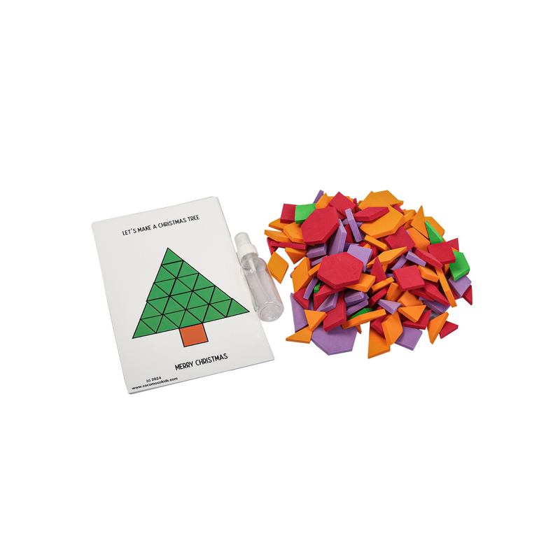 Tangram Pattern Blocks & Activity Mats for Kids (Ages 3+)