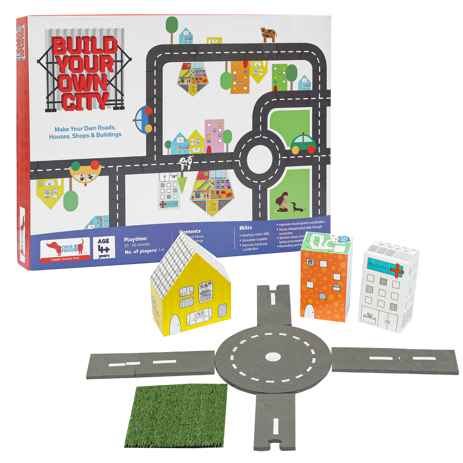 Build Your Own City Foam Puzzle  ( Age 3-9 )