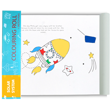 Solar System Colouring Roll ( Age 3-8)