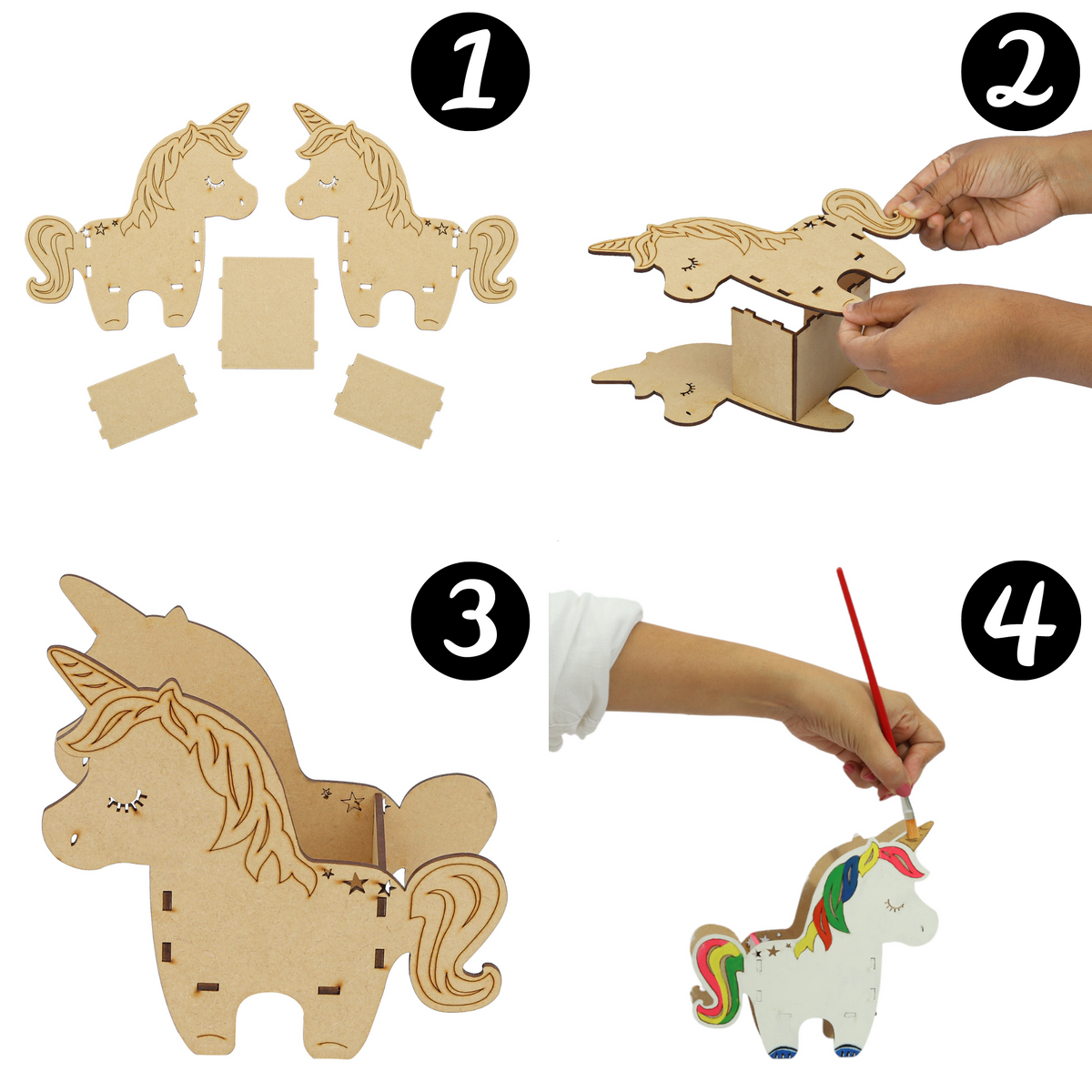 Unicorn Pencil Stand DIY Art and Craft Kit for Girls ( Age 5+)
