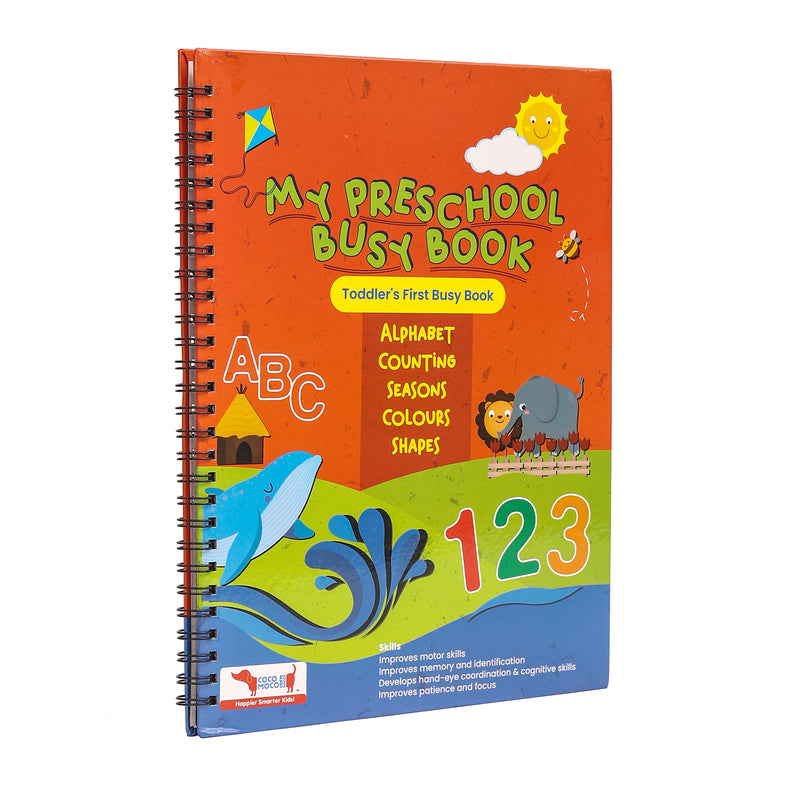 Montessori Busy Book for Toddlers - Quiet Book for Kids