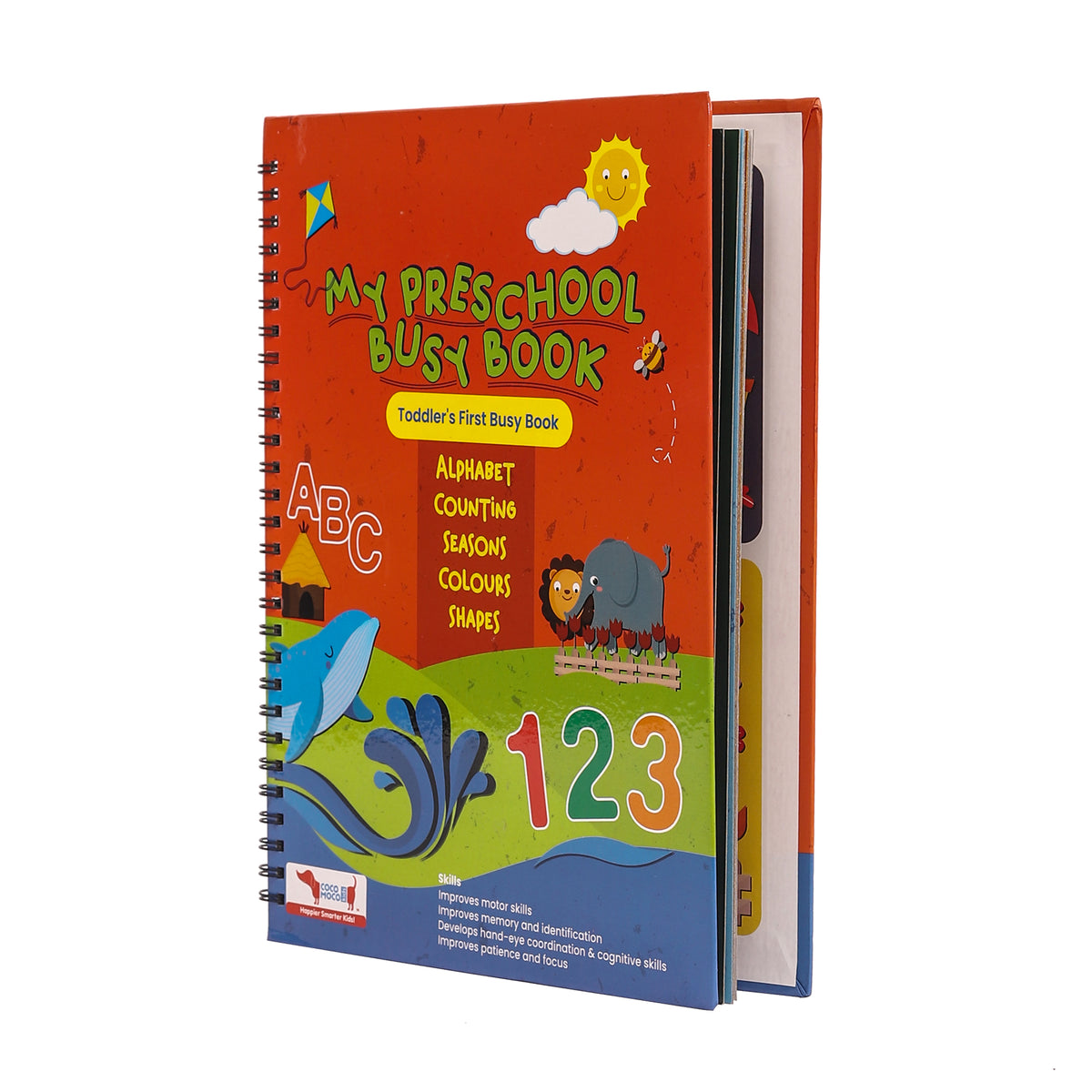 Montessori Busy Book for Toddlers - Quiet Book for Kids
