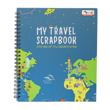 Travel Scrapbook Album with Stickers (Age 5- 12+)