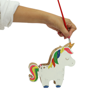 COCOMOCO Unicorn Gifts Pencil Stand 3D Puzzle - DIY Kit - Art and Craft Kit for Girls 9-12 Painting Kit for Kids Birthday Return Gift