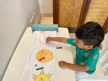 Solar System Colouring Roll