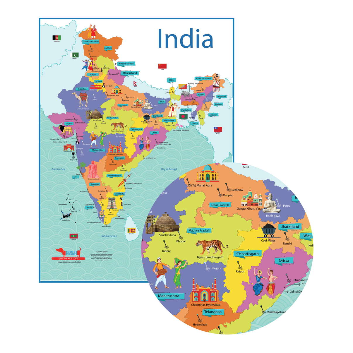 Interactive India Map