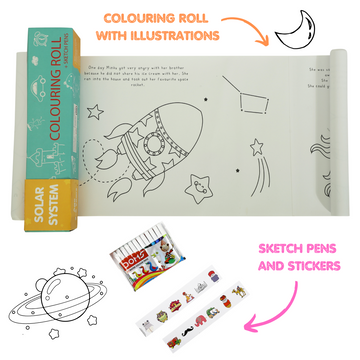 Solar System Colouring Roll ( Age 3-8)