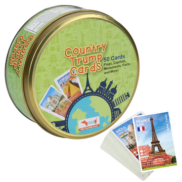 Country Trump Cards Game (Age 5-12)