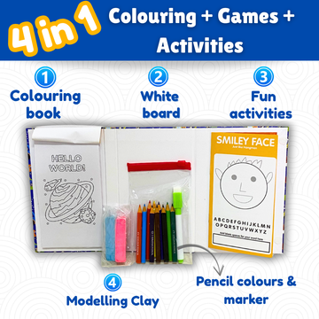 Car Themed Colouring Book Set of 10