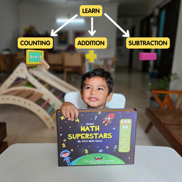 CocoMoco Kids Math Superstars My First Math Game for Kids, Maths Toys for 3-8 year olds, Return Gifts for Kids Birthday Party