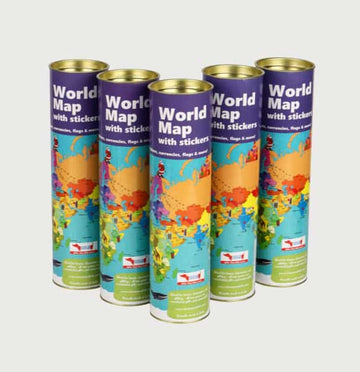World Map Activity Kit - 5 Pcs Combo