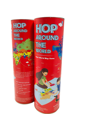 Hop around the world – Giant World Map