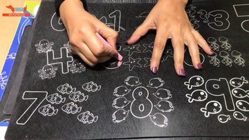 Reusable Chalk Board Drawing Table Mats
