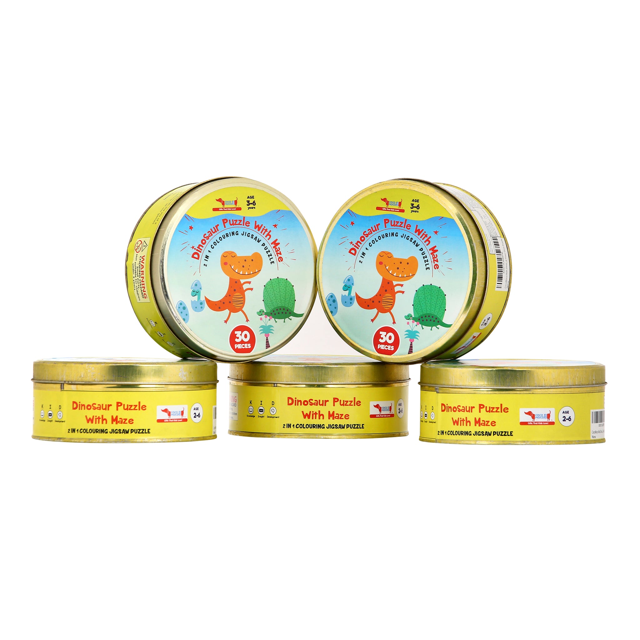 Dinosaur Puzzle - Set of 5 pcs