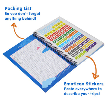 Travel Scrapbook Album with Stickers